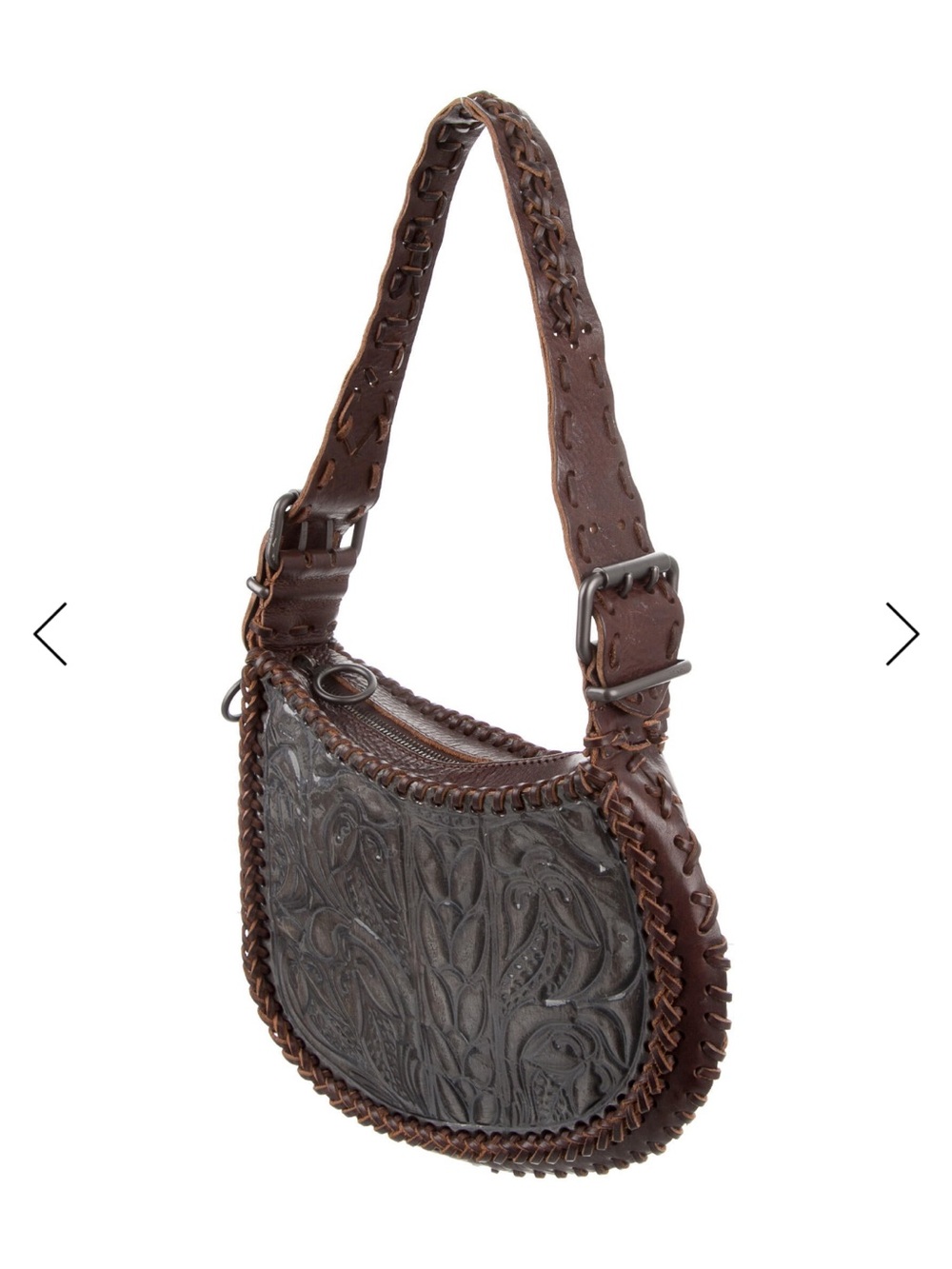 Vintage RARE! Fendi Fall/Winter 2002 Leather Oyster Bag